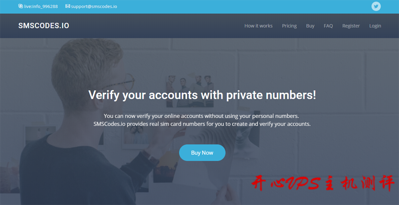 使用 SMSCodes.io 短信平台可以接受 Google Voice 验证码