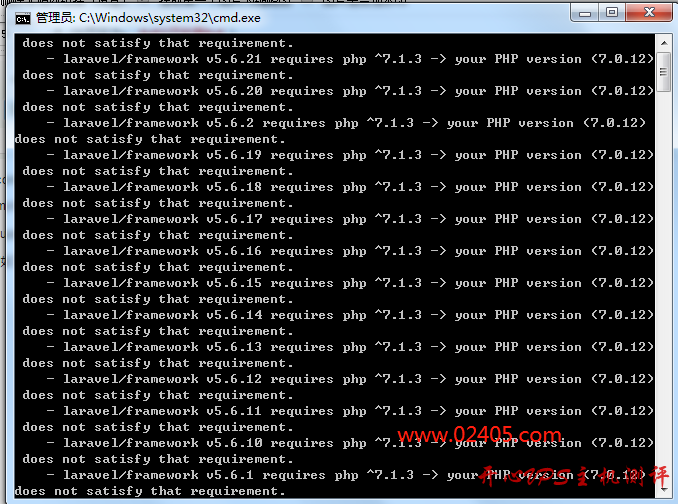 Laravel 框架 Warning: require(../vendor/autoload.php): failed to open stream: No such file or directory in .../autoload.php on line 17 错误的解决办法