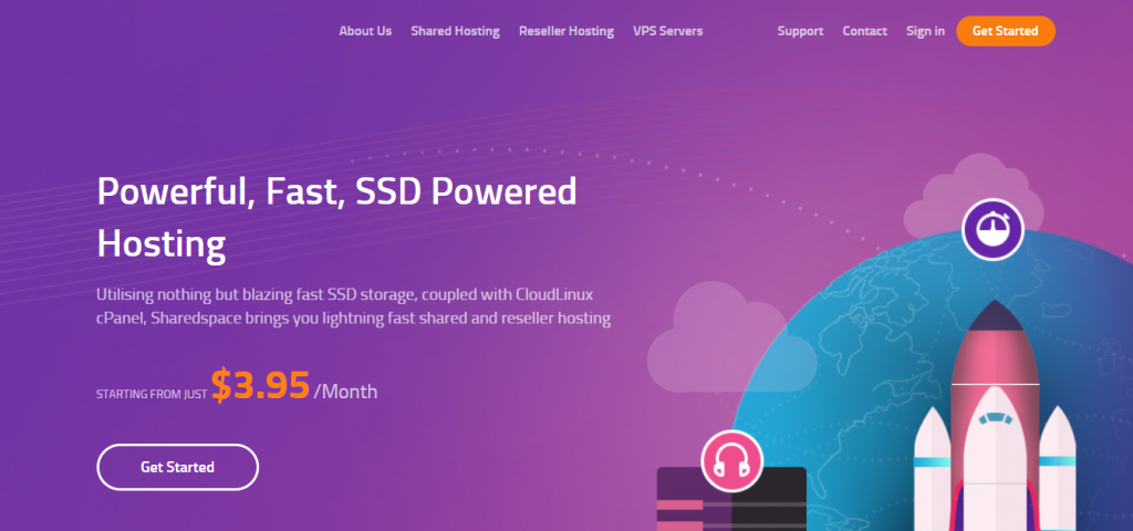 Sharedspace：$4/月/1GB 内存/20GB SSD 空间/1TB 流量/10Gbps 端口/KVM/DDOS/达拉斯