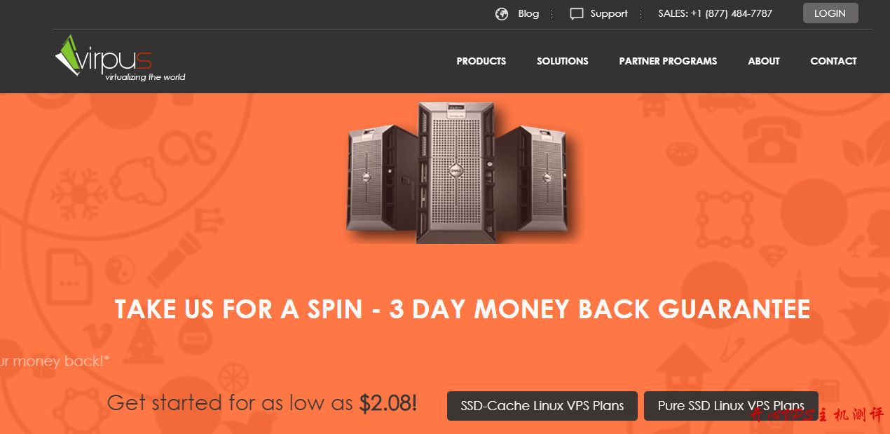VIRPUS 全场 VPS 四折/XEN 架构/西雅图机房/月付 2 美元起