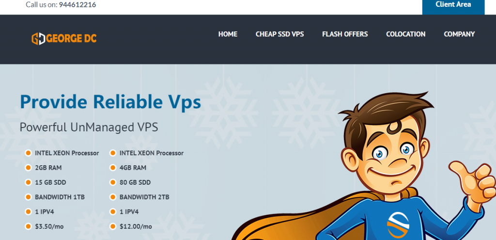 georgedatacenter：$7/月，洛杉矶不限流量 VPS，免费 Windows 授权，2G 内存/2 核/50gSSD