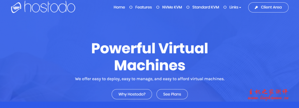 Hostodo 便宜美国 NVMe 硬盘 VPS,高 IO 读写,1G 带宽,8.8 元/月起,送 DirectAdmin 授权