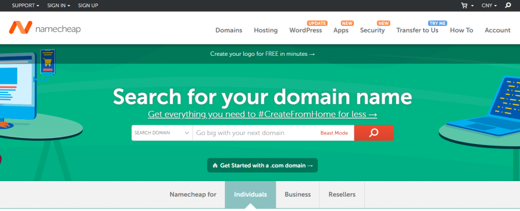 NameCheap：.com $5.88/首年；不限空间虚拟主机，年付 16.88 美金；EV SSL，5 年，52.88 美金