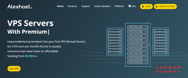AlexHost：€11.8/年/1.5GB 内存/10GB SSD 空间/不限流量/100Mbps 端口/DDOS/无视版权/KVM/摩尔多瓦