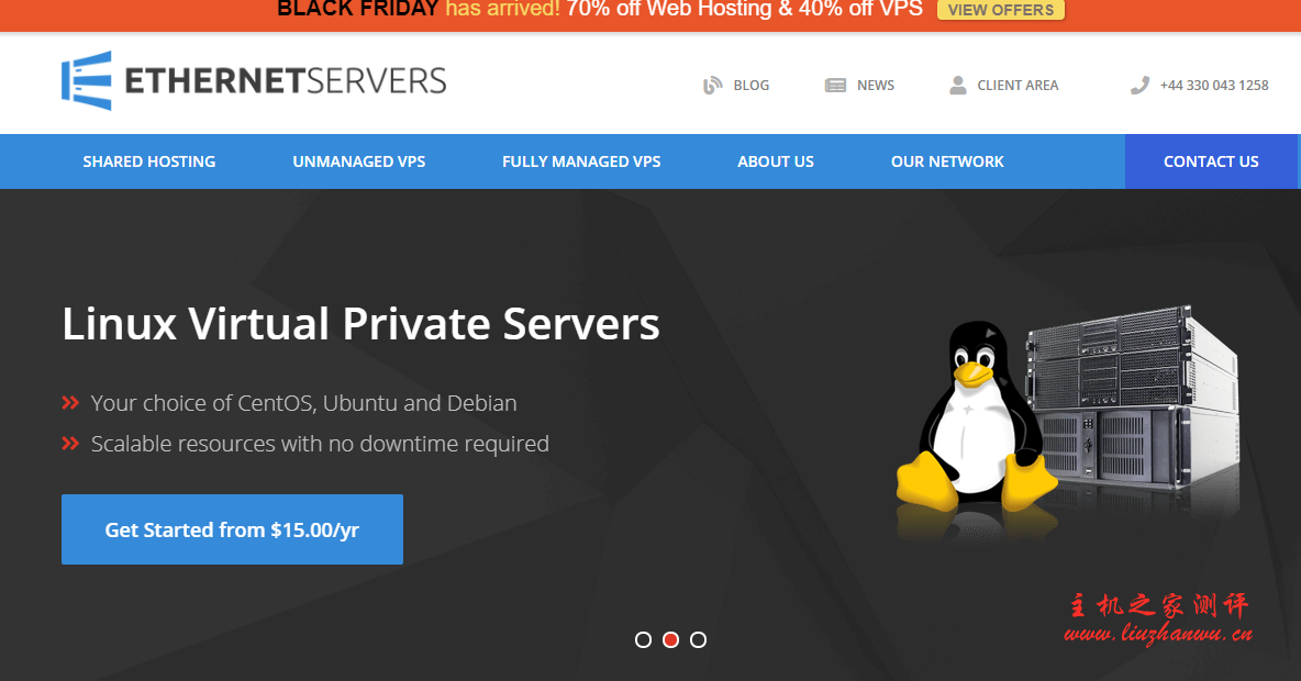 Ethernetserver：$11.25/年/512MB 内存/10GB SSD 空间/500GB 流量/1Gbps 端口/DDOS/OpenVZ/洛杉矶/新泽西