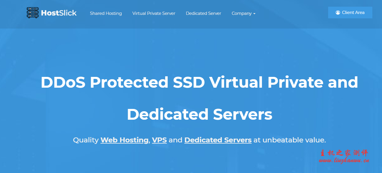 HostSlick：€20/年/1 核/1GB 内存/50GB SSD 空间/2TB 流量/1Gbps 端口/DDOS/KVM/荷兰
