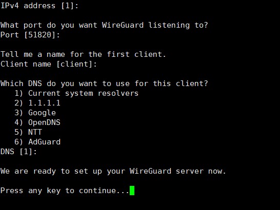 Linux 下，一键安装 WireGuard