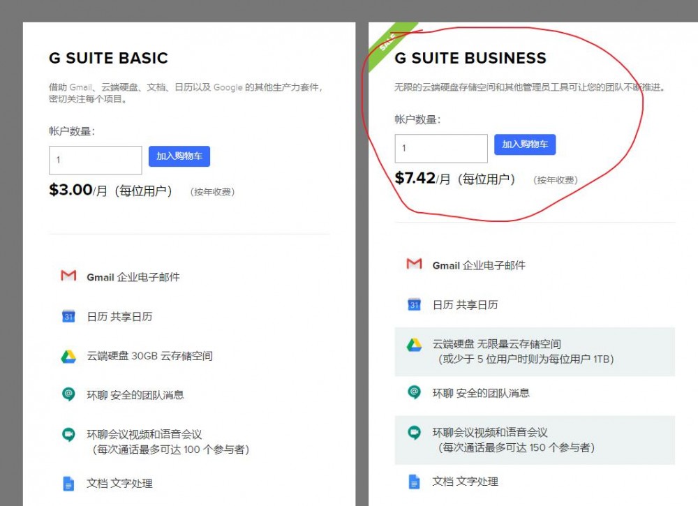 Name.com：Gsuite 优惠力度大，G Suite Business 版权，首年 89 美金
