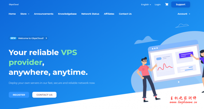 GbpsCloud：120 元/月/512MB 内存/10GB 空间/100GB 流量/10Mbps-200Mbps 端口/KVM/无锡-日本/IEPL