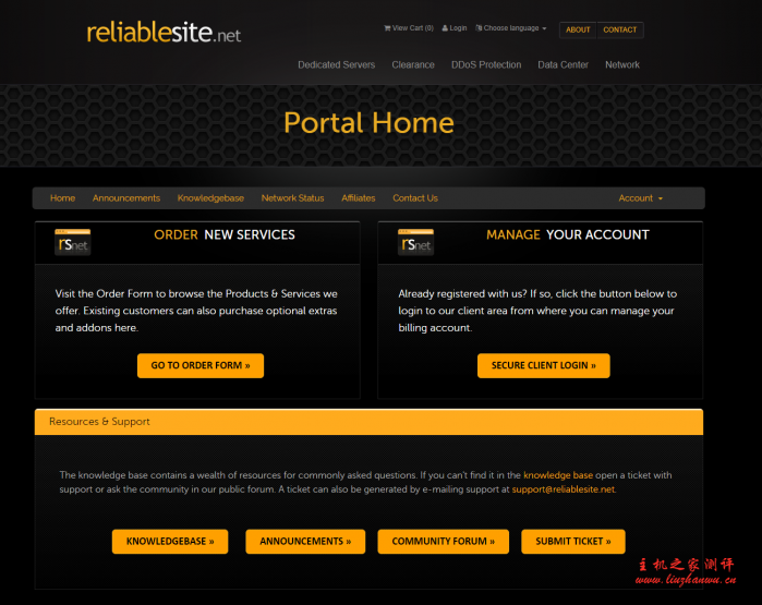 ReliableSite：$39/月/E3-1230v3/16GB 内存/64GB SSD 硬盘/DDOS/150TB 流量/1Gbps 端口/DDOS/纽约/迈阿密/洛杉矶