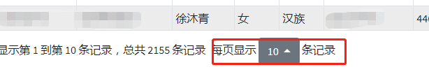 Bootstrap Table 去掉分页信息中“每页显示 N 条记录”文字的方法