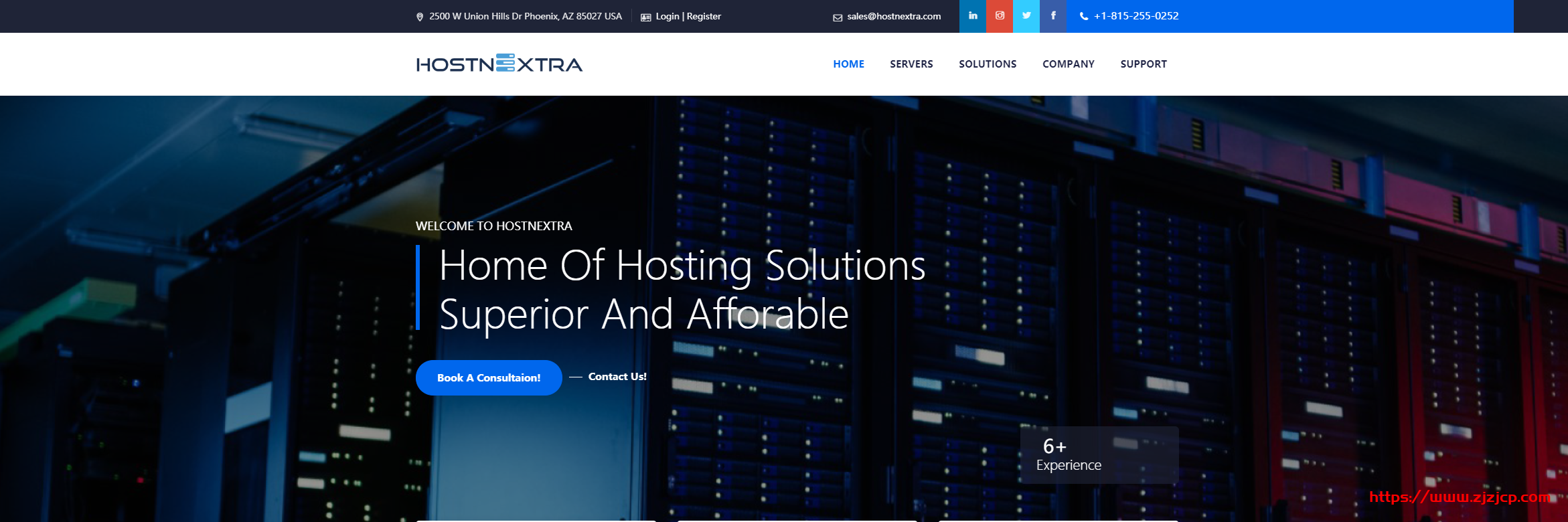 HostnExtra：$6.99/月/2GB 内存/20GB SSD 空间/2TB 流量/1Gbps 端口/KVM/达拉斯