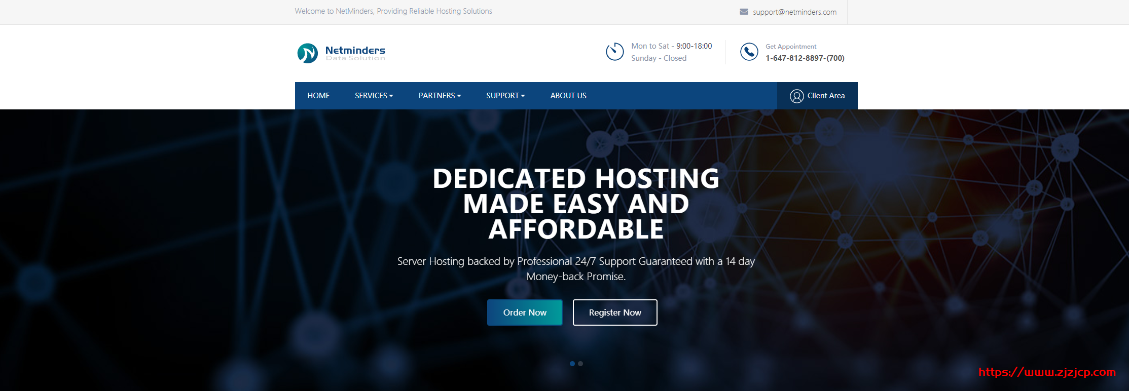 net-minders：加拿大站群服务器、100M~10Gbps 不限流量服务器，无视 DMCA，低至/月起
