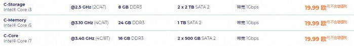 Ikoula：€13.99/月/13-2100/8GB 内存/4TB 硬盘/无限流量/1Gbps 带宽/法国