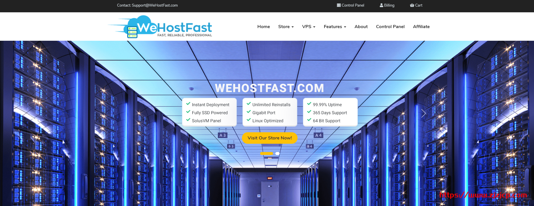 #新商家#WeHostFast：1 核/1G/10G SSD/1T 流量/1Gbps/洛杉矶/OpenVZ/季付$3