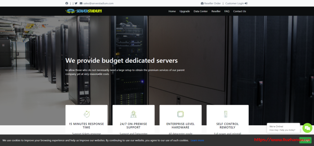【黑五】ServerStadium：$18/月/2*L5420/16GB 内存/500GB 硬盘/10TB 流量/1Gbps 带宽/西雅图