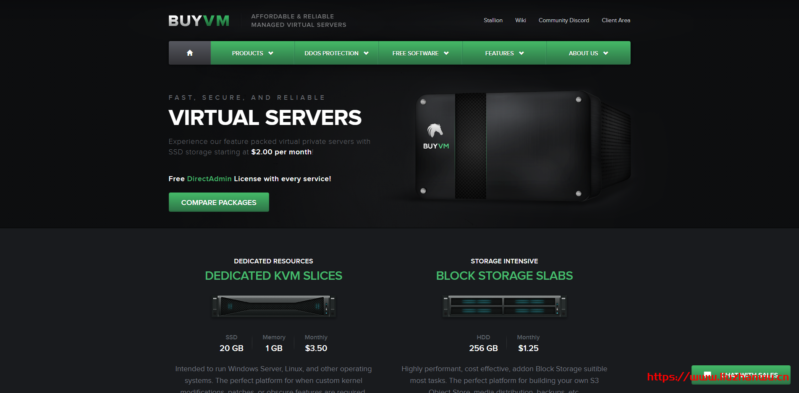 Buyvm：$2/月/AMD Ryzen/512MB 内存/10GB SSD 空间/不限流量/1Gbps 端口/KVM/送 DirectAdmin/DDOS/不限版权/拉斯维加斯/纽约/卢森堡
