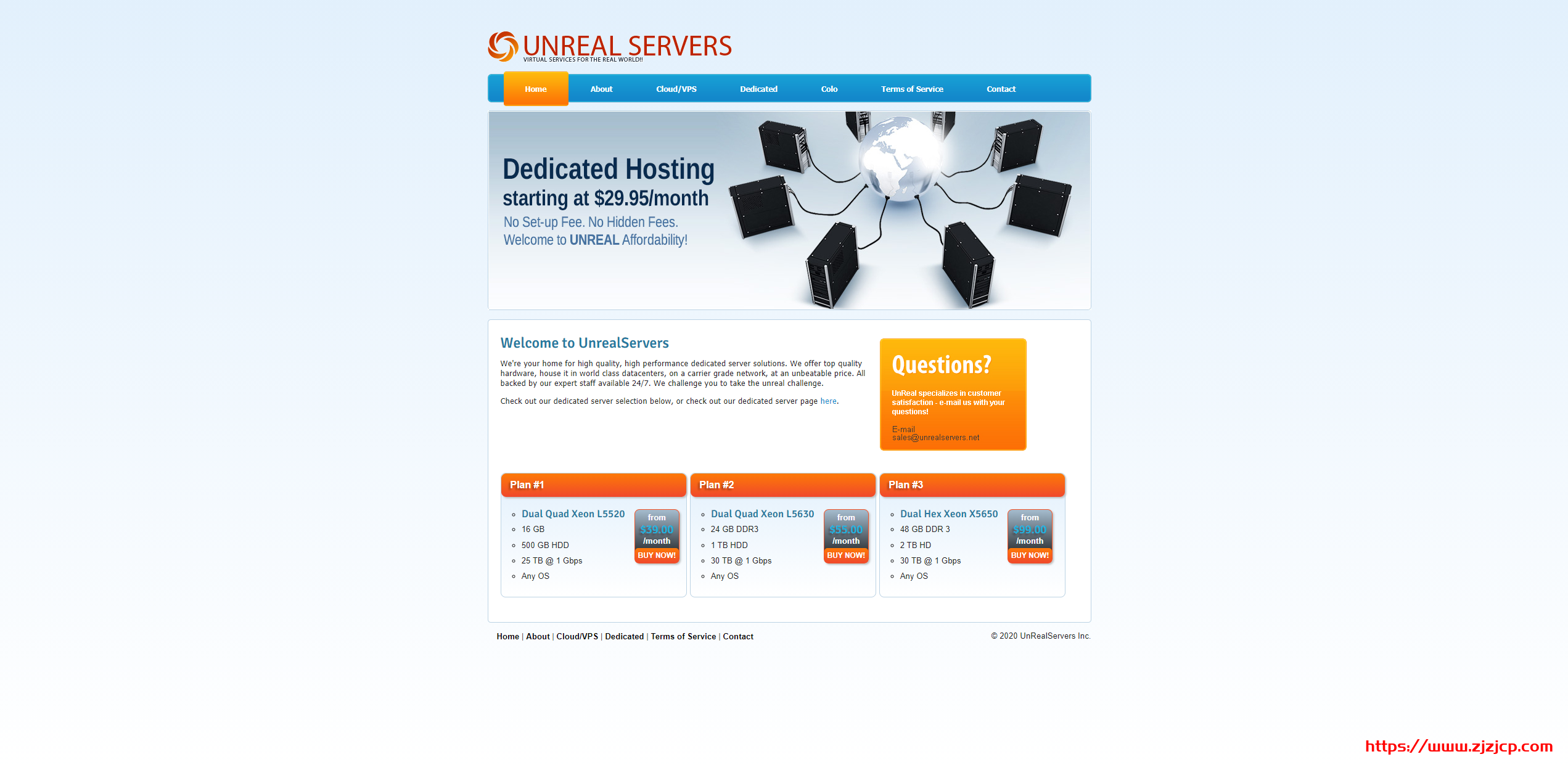 UnRealServers：$45/月/2*X5650/96G 内存/500GB SSD 硬盘/33TB 流量/1Gbps 端口/堪萨斯