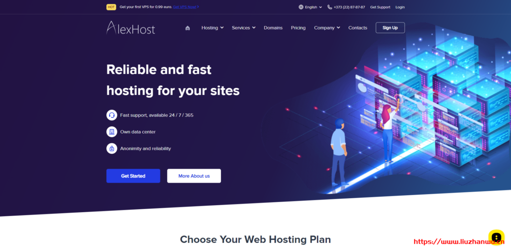 AlexHost：摩尔多瓦不限流量 VPS 年付 11.88 欧元起