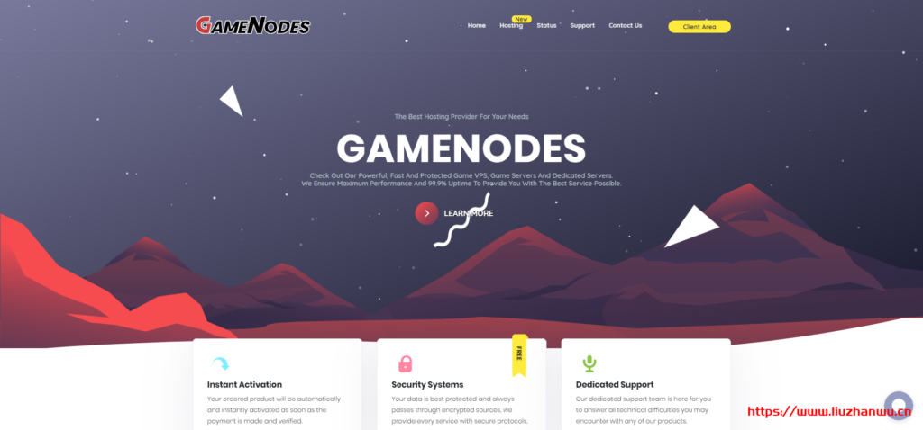 GameNodes：€2.99/月/AMD Ryzen 5 3600/1GB 内存/20GB SSD 空间/不限流量/200Mbps-1Gbps 端口/DDOS/KVM/意大利
