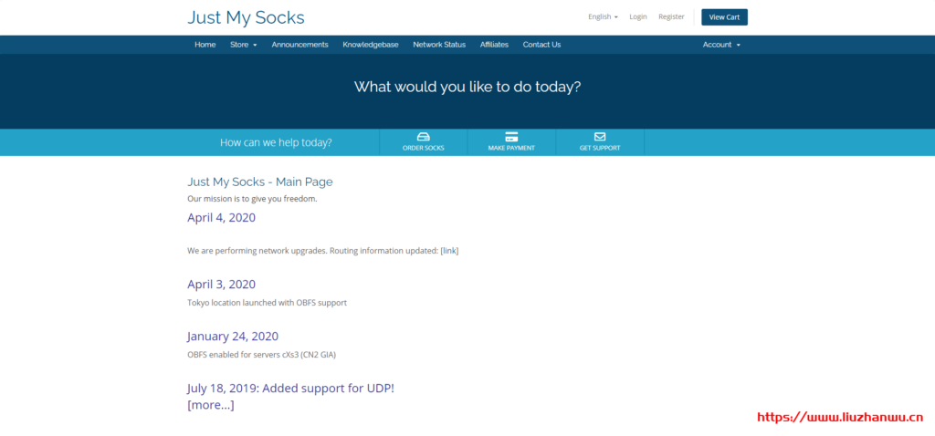Just My Socks：流量转发，洛杉矶 GIA、香港 CN2、日本、香港 IPLC 等，100Mbps-5Gbps 带宽，500GB 月流量，月付 5.88 美金