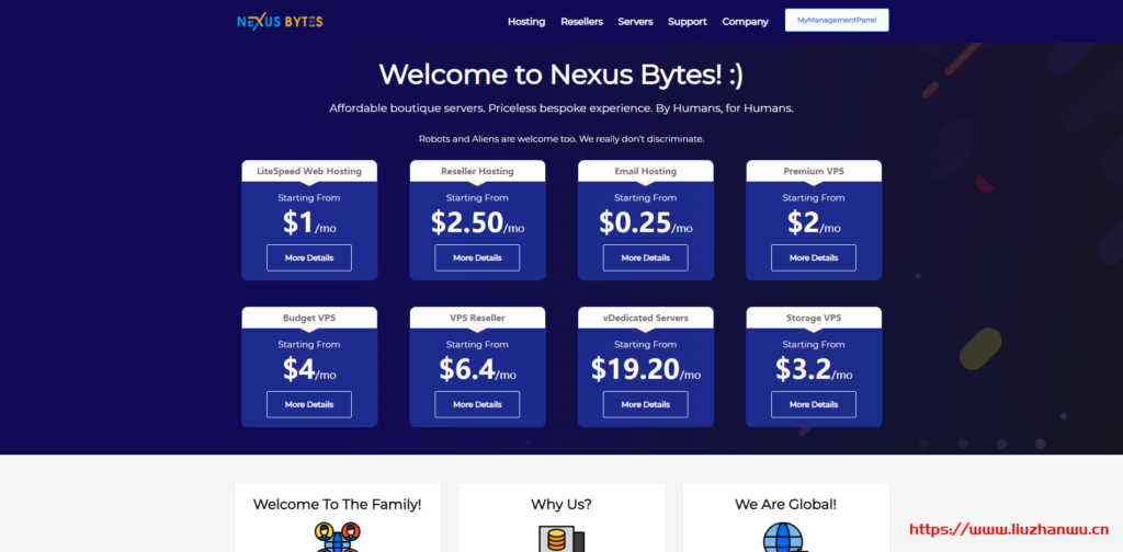 NexusBytes：500G 起步的大硬盘 VPS，英国、美国多地机房，每月$3.2 起，免费 Directadmin 面板