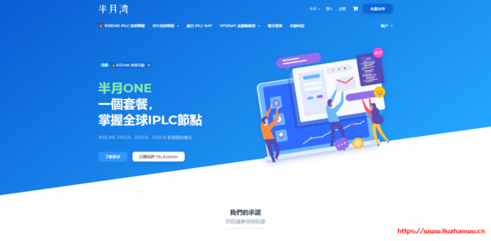 半月湾：$40/年/1GB 内存/10GB 空间/500GB 流量/100Mbps-500Mbps 端口/KVM/洛杉矶 CN2 GIA；瓦工 DC6 DC9 同款