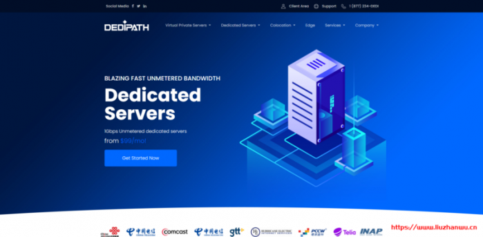 DediPath 美国独立服务器：1Gbps 带宽端口不限月流量，默认 20Gbps DDoS 防御，2TB 硬盘$59/月起，可选洛杉矶/纽约