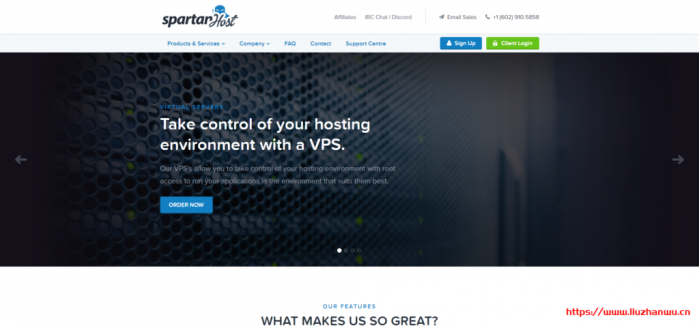 SpartanHost：$3.5/月/512MB 内存/10GB NVMe 空间/1TB 流量/10Gbps 端口/DDoS/KVM/西雅图