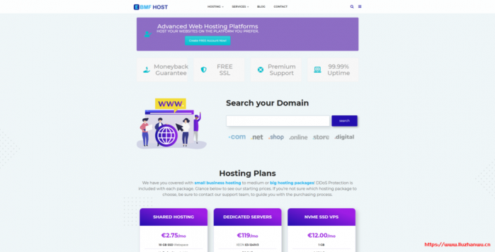 BMFHost 罗马尼亚高防 VPS：12 欧元/月/1 核/1G 内存/20GB NVMe/1TB 月流量/1Gbps 端口/1Tbps DDoS 防御/KVM 架构