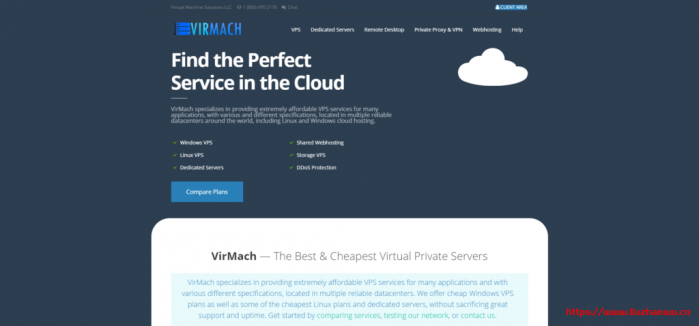 低价 VPS 商家 VirMach：1Gbps 带宽，KVM 架构，$1.25/月起，支持支付宝，美国洛杉矶、圣何塞、芝加哥、西雅图、凤凰城、纽约等 11 个机房可选