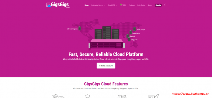 GigsGigsCloud 六月活动：洛杉矶 VPS 新用户免费试用 14 天（G 口带宽 CN2 GIA 优化 1 核 500MB 内存 20GB SSD 硬盘 1TB 月流量）