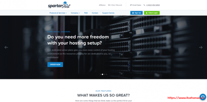 SpartanHost：$3.5/月/512MB 内存/10GB NVMe 空间/1TB 流量/10Gbps 端口/DDoS/KVM/西雅图