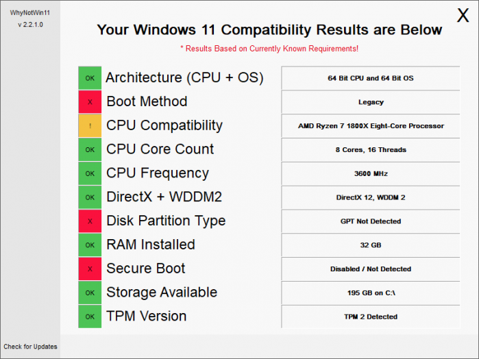 Windows11 升级检测工具开源版【可查看不能升级原因】
