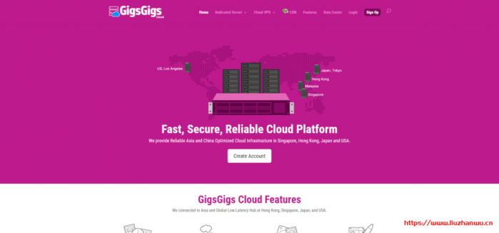 GigsGigsCloud：高防 VPS 月付$16 起，美国电信 cn2 gia 线路 50Mbps 带宽，国内 50Gbps，国外 1.6Tbps DDoS 防御