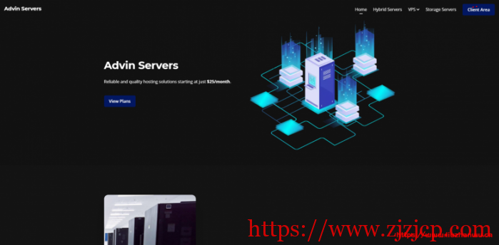 Advin Servers：$2.5/月/2 核/4GB 内存/80GB SSD 空间/不限流量/1Gbps 端口/KVM/达拉斯