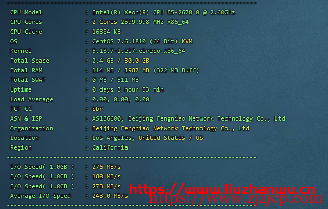 CubeCloud：夏日特促，全场 88 折，洛杉矶 A 区 2 核 2G，1Gbps 带宽，简单测评
