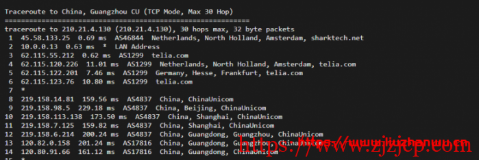 sharktech：荷兰机房 1Gbps 带宽不限流量服务器简单测评