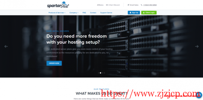 SpartanHost：斯巴达主机美国西雅图 E5 补货 三网去程直连高防回程优化 全线八折优惠