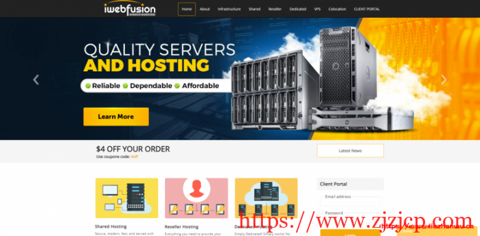 iWebFusion 美国独立服务器$219/月，1Gbps 带宽（可升级），2*e5-2699v4(44 核)/384G 内存/1T NVMe/25T 流量
