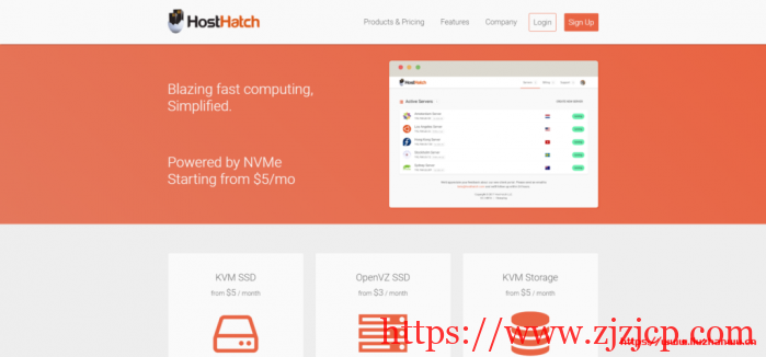 HostHatch：芝加哥大硬盘 VPS 年付 15 美元起,香港 NVMe 硬盘 VPS 年付 15 美元起