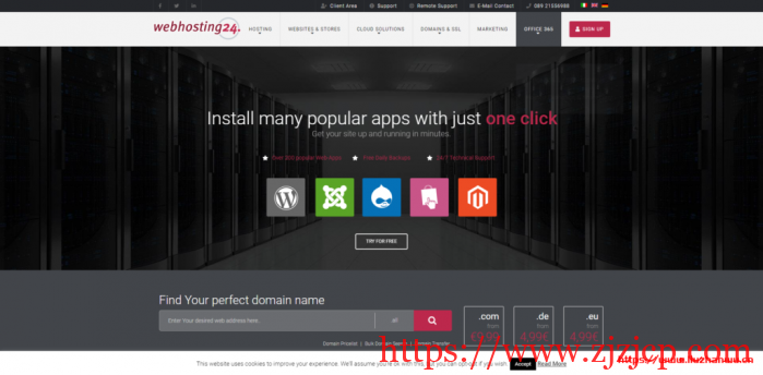 Webhosting24：[email protected] 9 5950X/512MB 内存/10GB NVMe 空间/2TB 流量/1Gbps 端口/KVM/洛杉矶