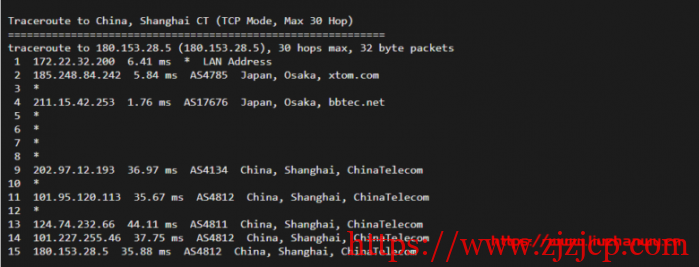 搬瓦工日本软银 JPOS_1 机房是 CN2 GIA 线路吗？怎么没有 59.43 节点？