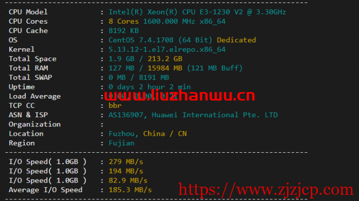 数脉科技：香港华为云专线，月付 315 元，附简单测评