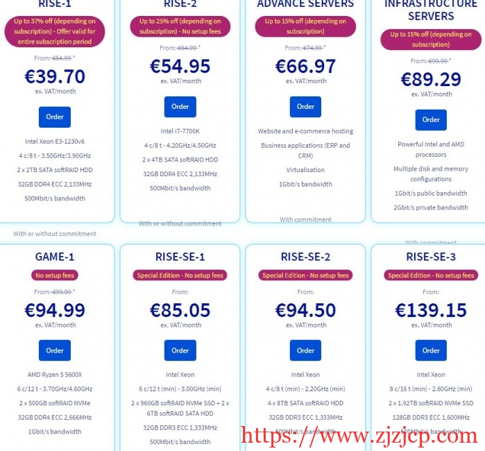 OVH：最新优惠，有独服、VPS 等；有新加坡，1 年及以上合同期性价比高