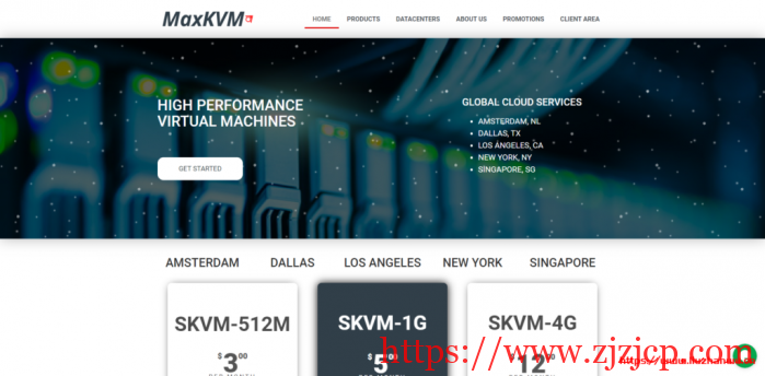 MaxKVM： [email protected] EPYC/2GB 内存/50GB NVMe 空间/2TB 流量/1Gbps 端口/KVM/新加坡 vps/洛杉矶 vps/荷兰 vps/达拉斯 vps/纽约 vps 等
