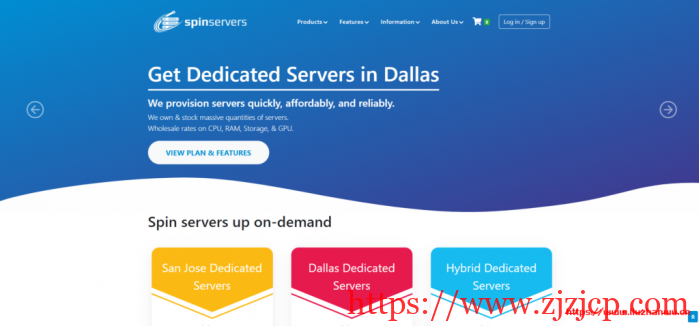 Spinservers 中秋促销：美国圣何塞便宜服务器，1Gbps 带宽不限流量，$179/2*e5-2630Lv3/64G 内存/1.6T SSD