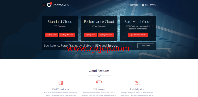 PhotonVPS：首月 5 折优惠，1 核 2G 内存套餐 2.5 美元/月，Windows 可选台湾/新加坡/日本等 14 机房，Linux 可选美国 4 机房