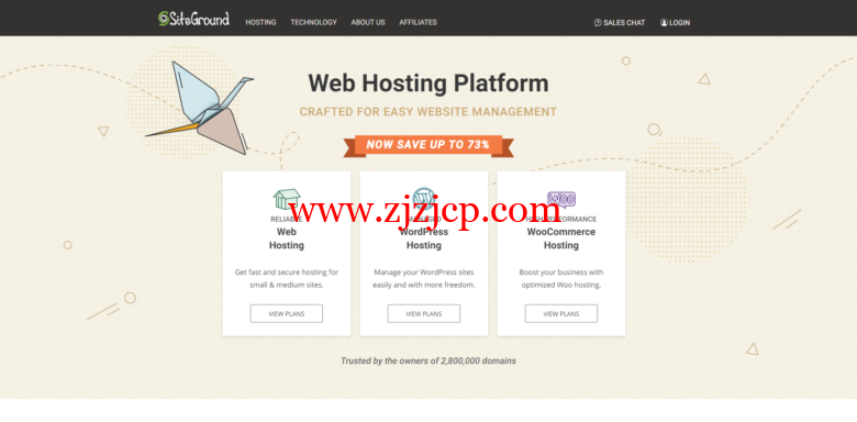 SiteGround：秋季促销 – wordpress 外贸主机最高降幅 73%/最低仅需$3.99/月