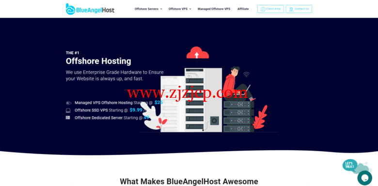 blueangelhost：保加利亚专业离岸主机，无视版权投诉，免费 100G DDOS 防护，KVM VPS $8.99 起